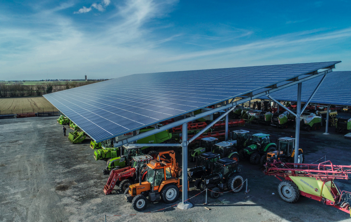 Ombrières de parking