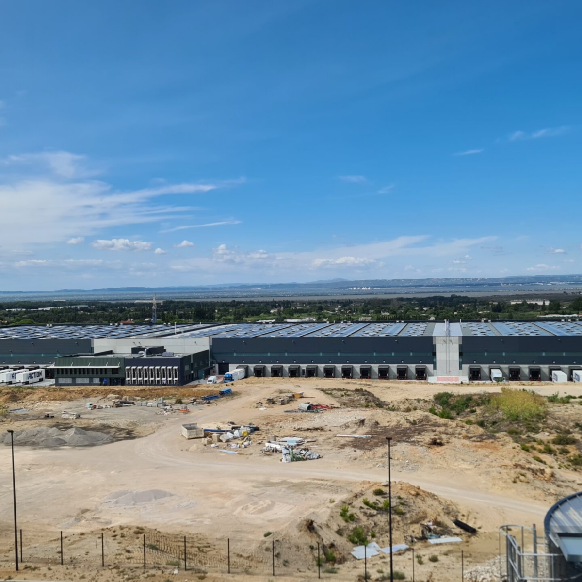 Toiture logistique photovoltaïque