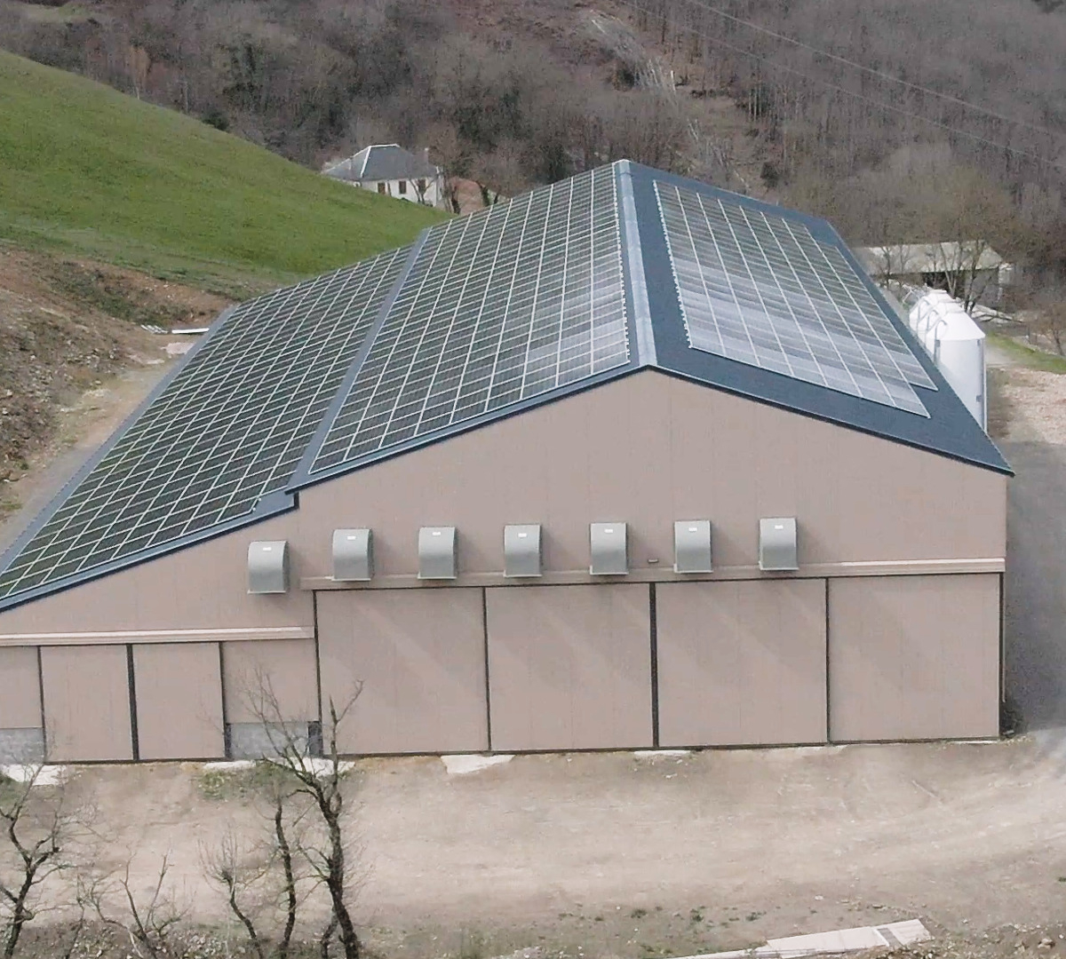 Bâtiment photovoltaïque