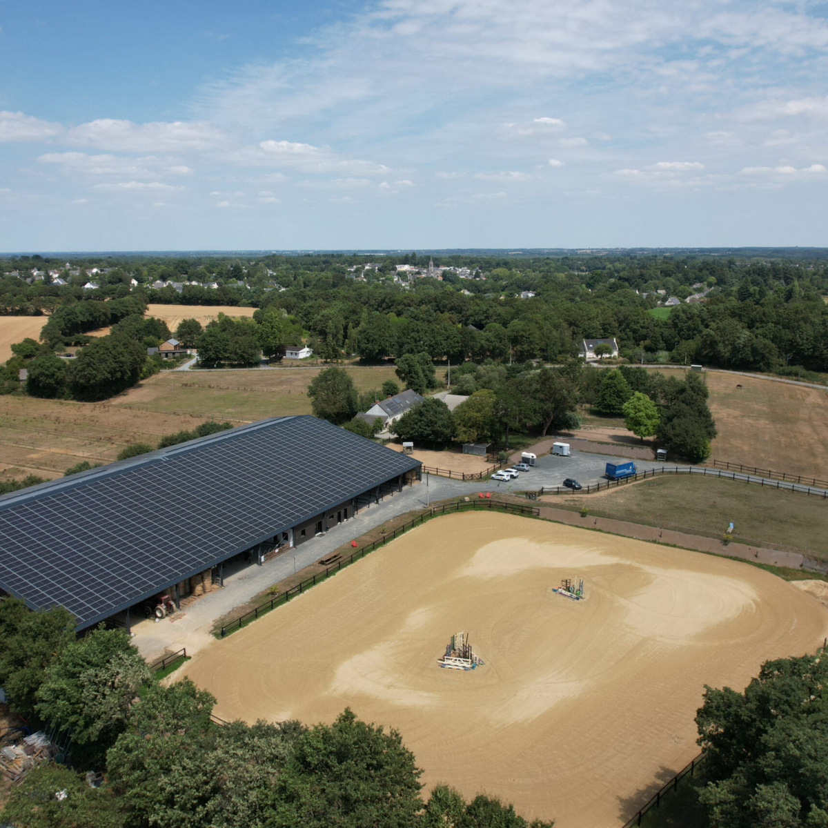 Aide à la construction d&rsquo;un manège équestre photovoltaïque