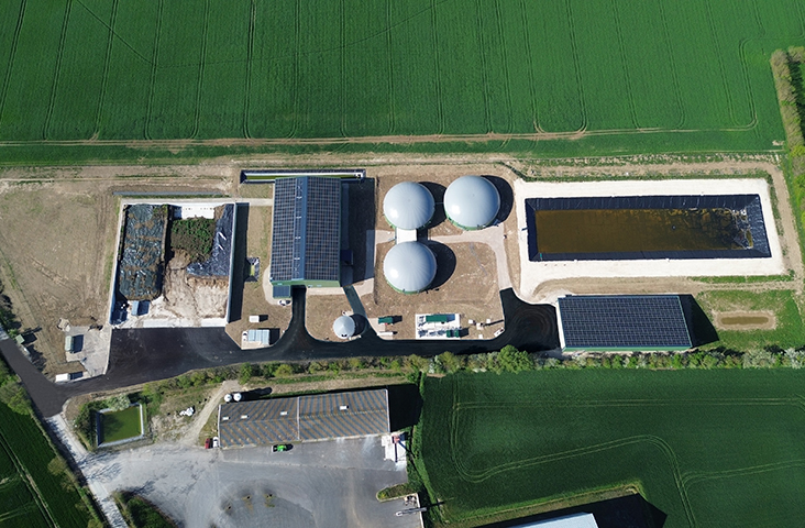 Unité de méthanisation territoriale
