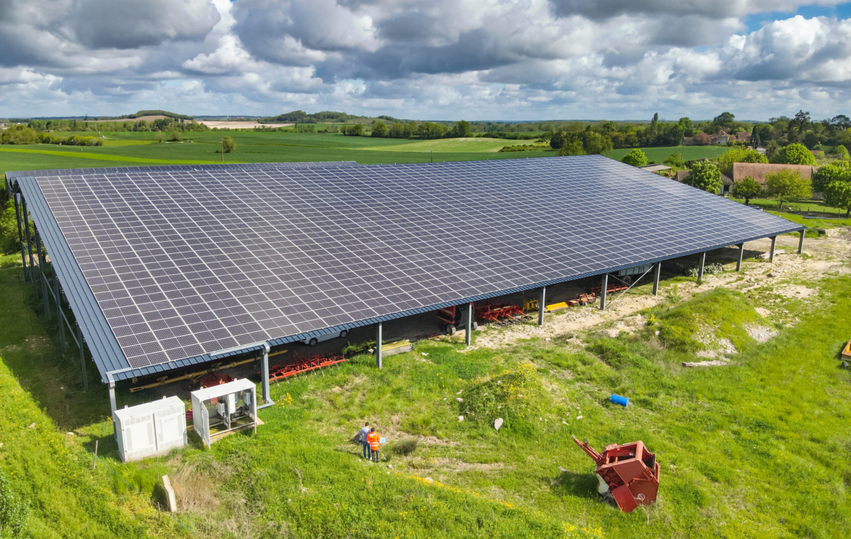 Bâtiment de stockage photovoltaïque