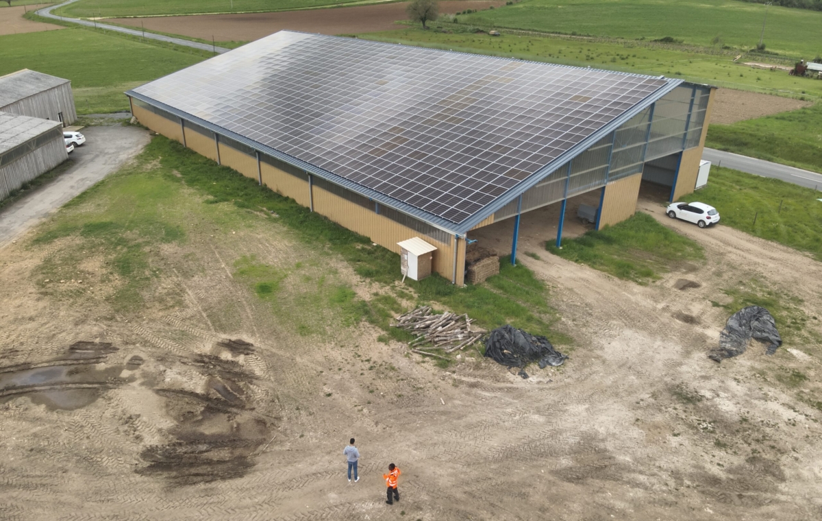 Bâtiment photovoltaïque