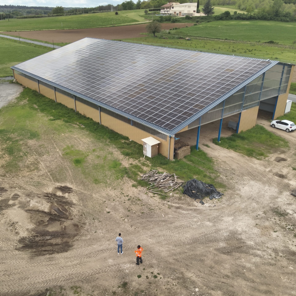 Photovoltaic building