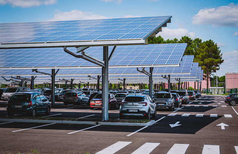 ombrières de parking solaires en tiers investissement
