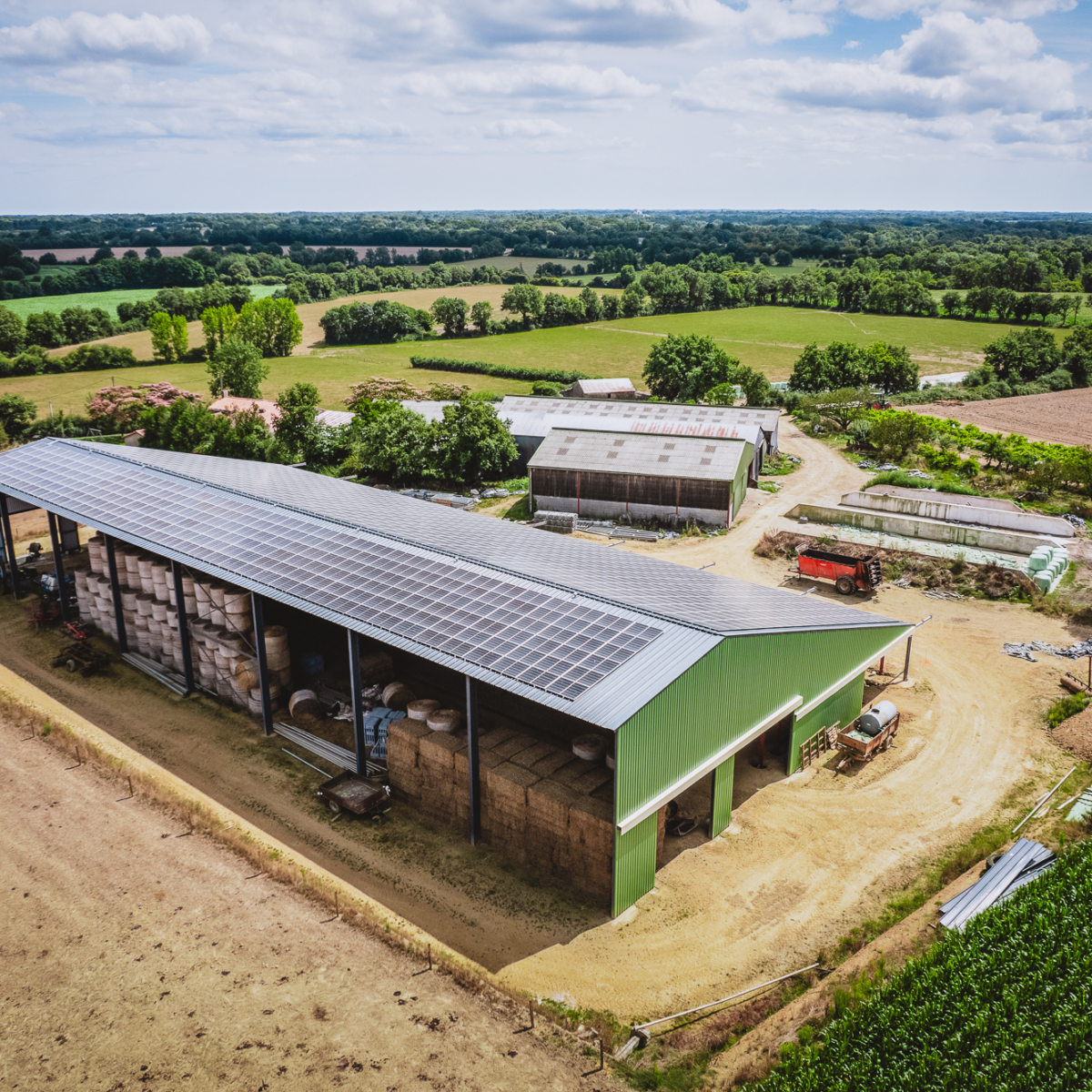 Bâtiment solaire photovoltaïque neuf