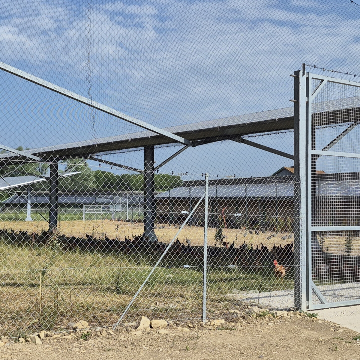 Volière photovoltaïque