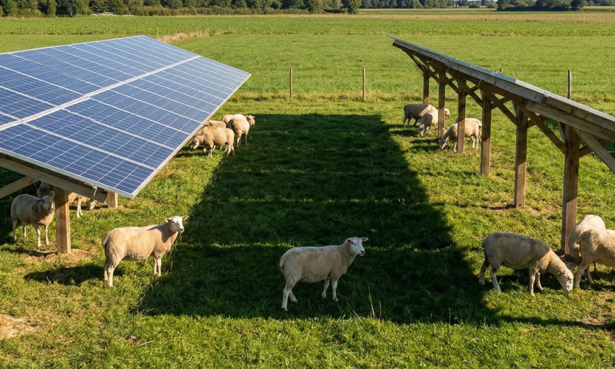 Agrivoltaïsme ovin : de quoi parle-t-on ?