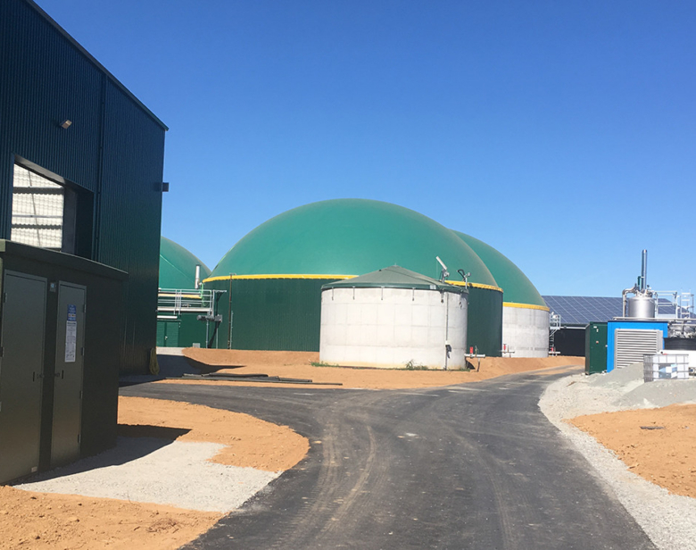 L&rsquo;unité de méthanisation Celles sur Belle Biogaz injectée sur le réseau GRDF