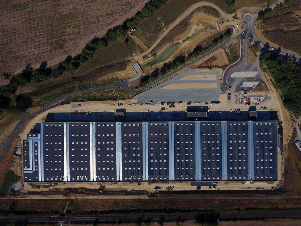 Centrale solaire sur bâtiment neuf