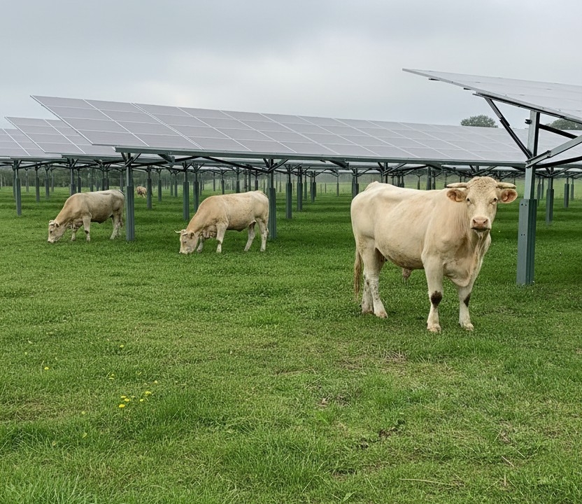 Puis-je concilier l’agrivoltaïsme avec mon activité d’élevage ?