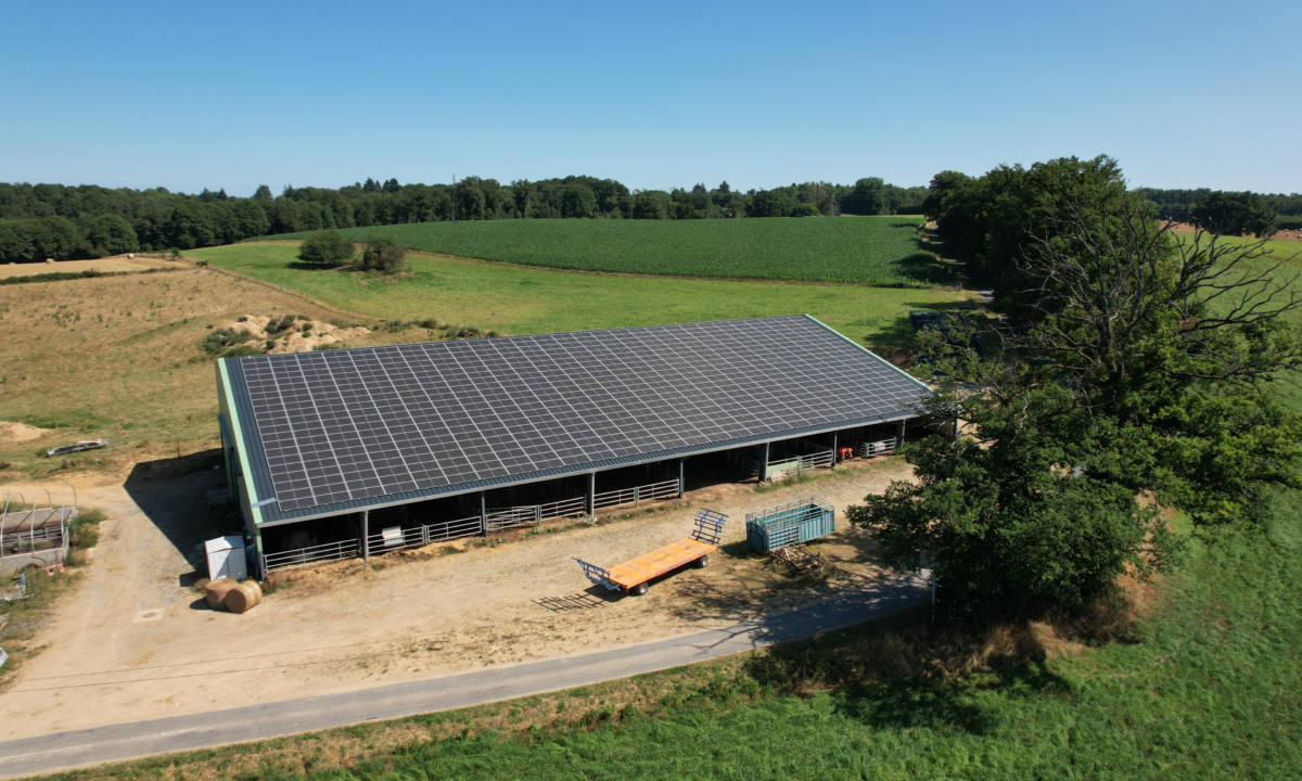 Hangar agricole photovoltaïque