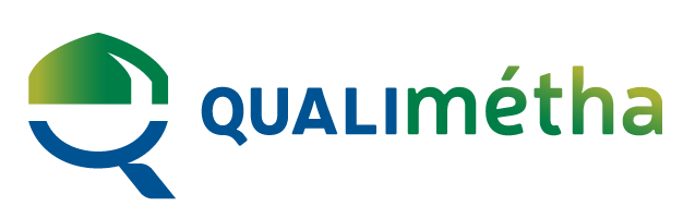 Logo Qualimétha représentant une solution innovante de méthanisation pour une énergie renouvelable optimisée et durable