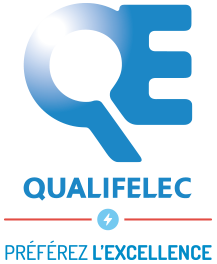 Logo Qualifelec représentant le label qualité pour les professionnels de l'installation électrique certifiant l'excellence
